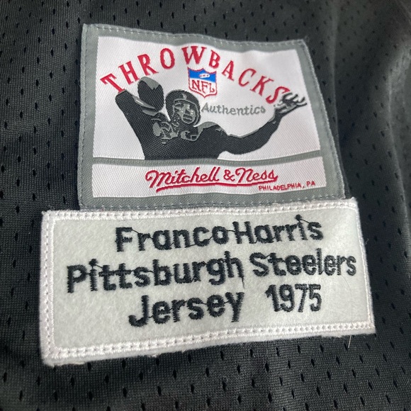 Franco Harris #32 - Pittsburgh Steelers 1975 - Mitchell & Ness Throwback Medium - Picture 5 of 6